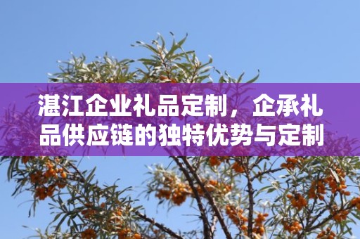 湛江企业礼品定制，企承礼品供应链的独特优势与定制体验